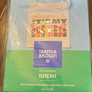 Tabitha Brown Paint-by-Number Tote Kit - Multicolor